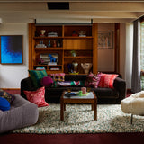 Karina Shag Cushion - Rosewood Feather Insert