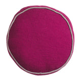 Dana Round Cushion - Plumberry Feather Insert