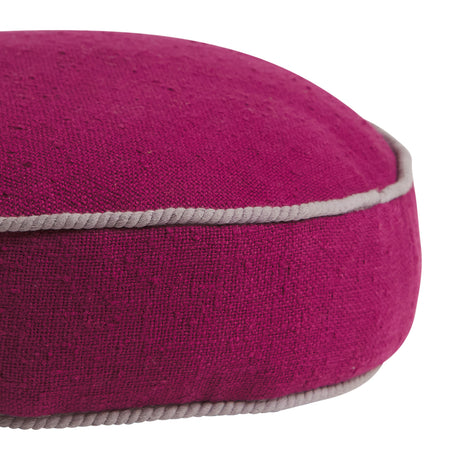 Dana Round Cushion - Plumberry Feather Insert