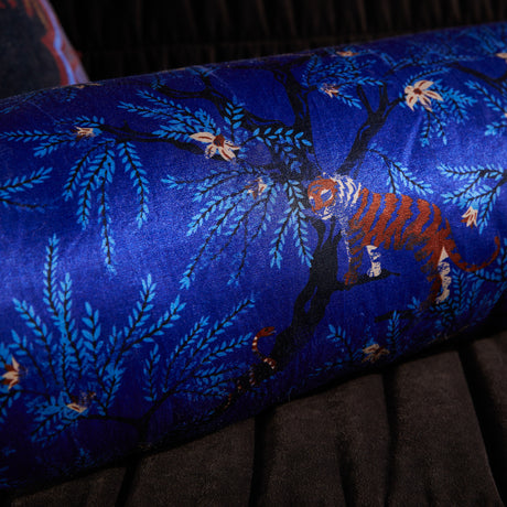 Andrea Bolster Cushion - Ultramarine Feather Insert