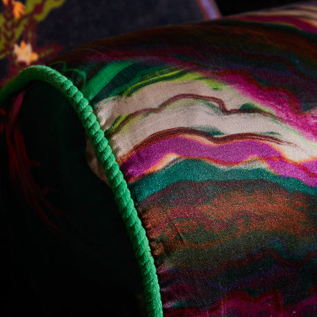 Zoi Silk Bolster Cushion Feather Insert