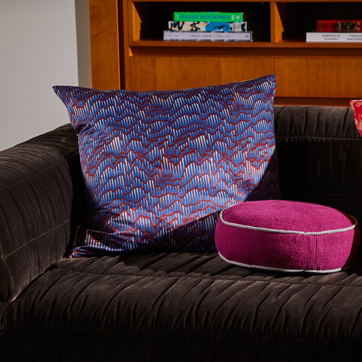 Emilia Cushion - Ultramarine Feather Insert