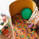 Dana Round Cushion - Spring Green Feather Insert