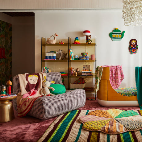 Dana Round Cushion - Spring Green Feather Insert