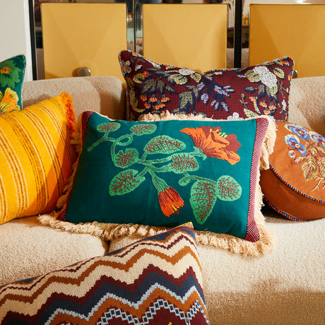 Maria Embroidered Cushion Feather Insert