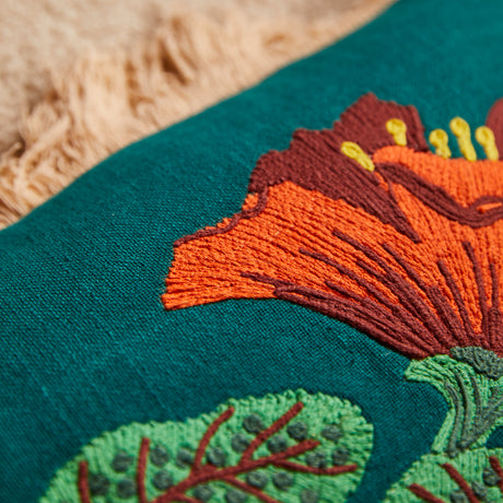 Maria Embroidered Cushion Feather Insert
