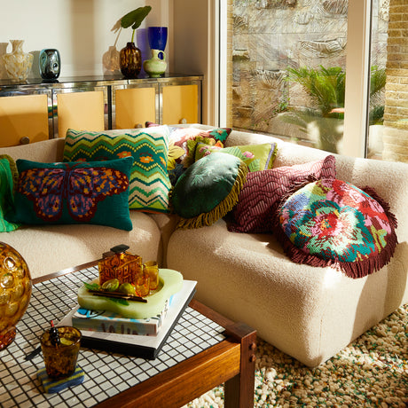 Hanna Jacquard Cushion Feather Insert