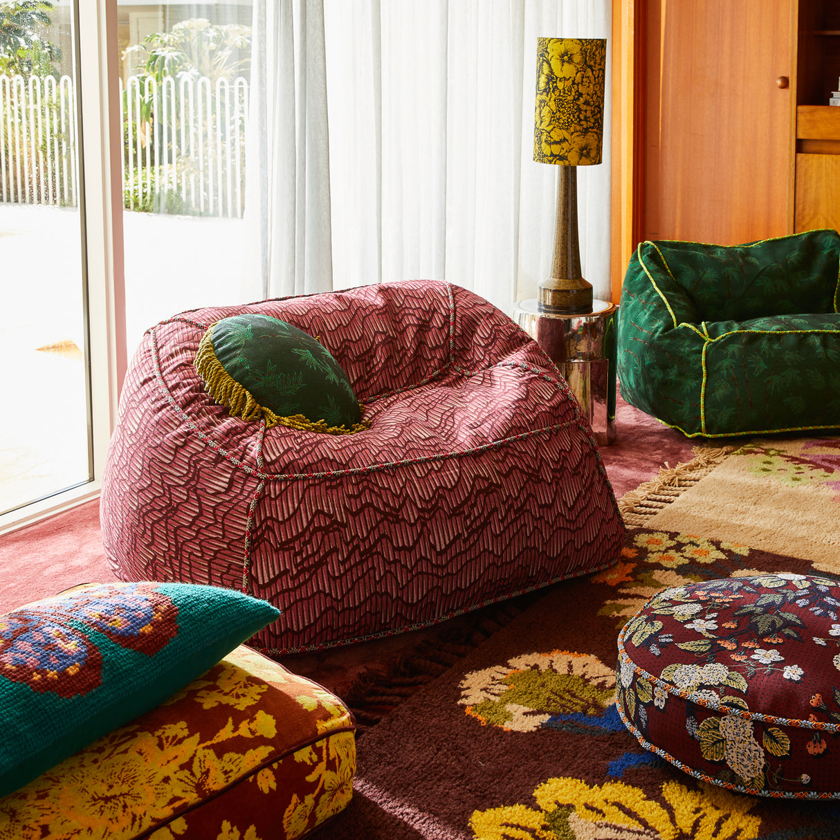 Aneta Jacquard Cushion Feather Insert