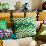 Calina Knit Cushion - Verdant Feather Insert