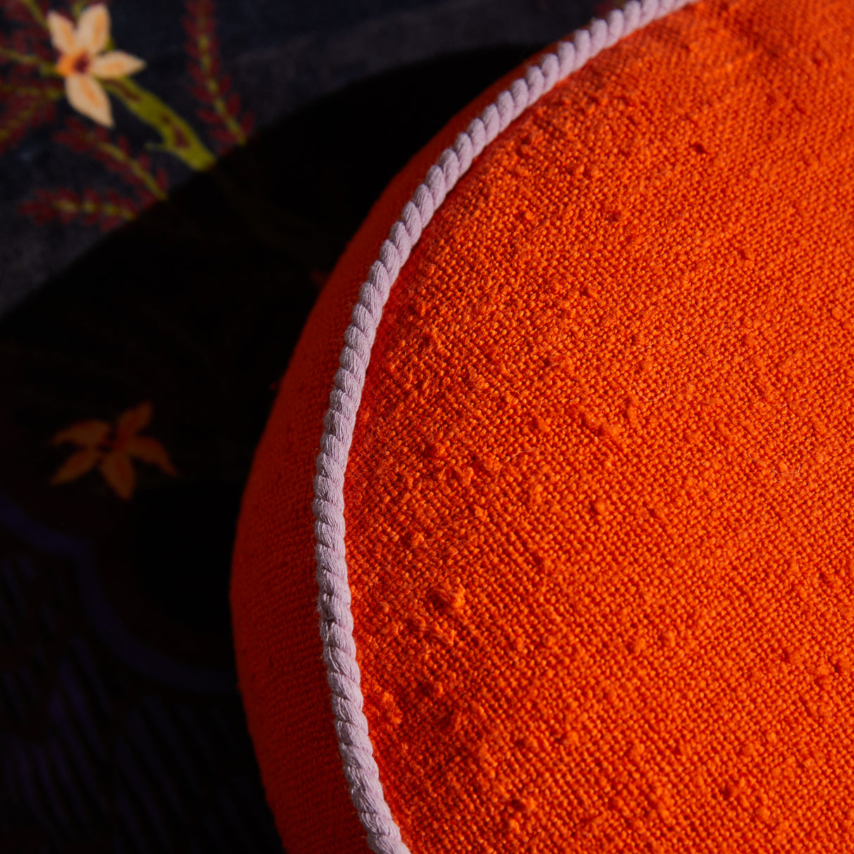 Dana Round Cushion - Orangerie Feather Insert