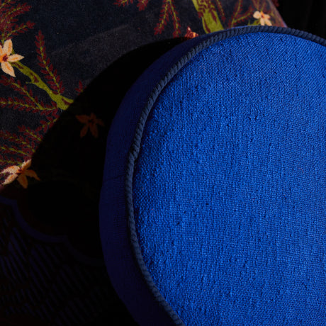 Dana Round Cushion - Ultramarine Feather Insert