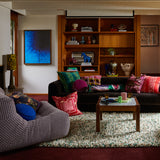 Dana Round Cushion - Ultramarine Feather Insert