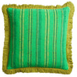 Nicolette Woven Cushion - Spring Green Feather Insert