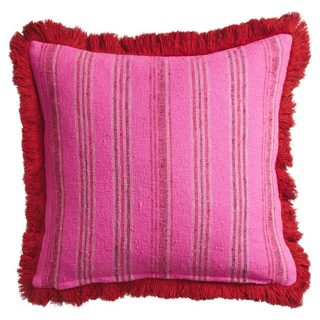 Nicolette Woven Cushion - Pansy Feather Insert