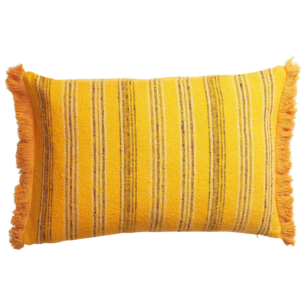Nicolette Woven Cushion - Marigold Feather Insert