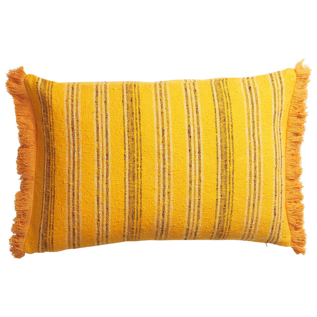 Nicolette Woven Cushion - Marigold Feather Insert