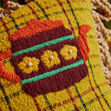 Carmin Embroidered Cushion Feather Insert