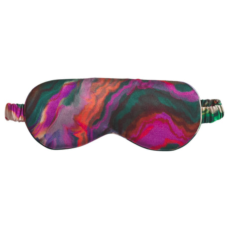 Zoi Silk Eye Mask - Verdant