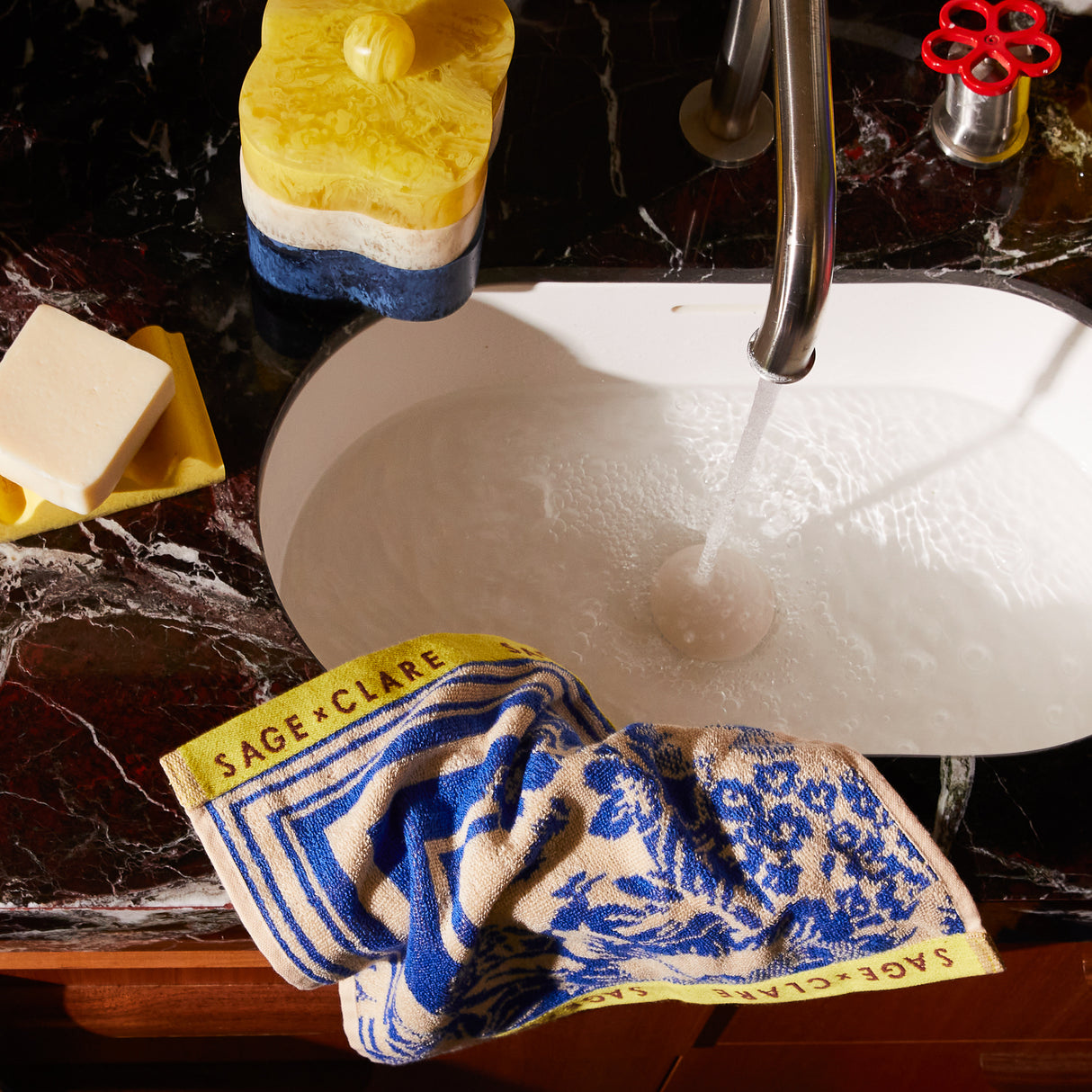 Eliza Face Washer Set - Ultramarine