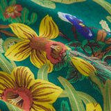 Babette Linen Sheets - Verdant Flat Sheet / Queen