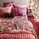 Heidi Linen Sheets - Burnt Sienna Flat Sheet / Queen