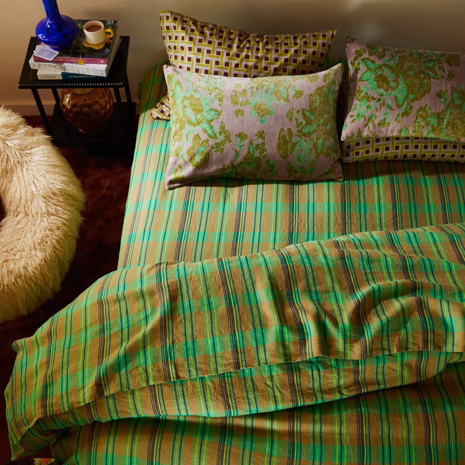 Nicolette Linen Sheets - Juniper – Sage and Clare
