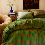 Nicolette Linen Sheets - Juniper Flat Sheet / Single