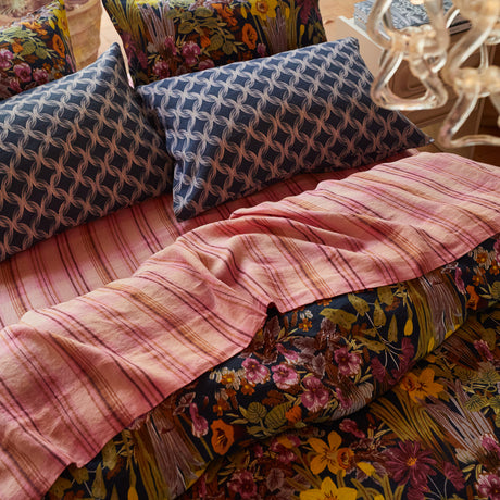 Nicolette Linen Sheets - Poudre Flat Sheet / Single