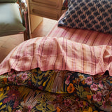 Nicolette Linen Sheets - Poudre Flat Sheet / Single