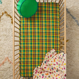 Stela Cotton Sheets - Spring Green Flat Sheet / Single