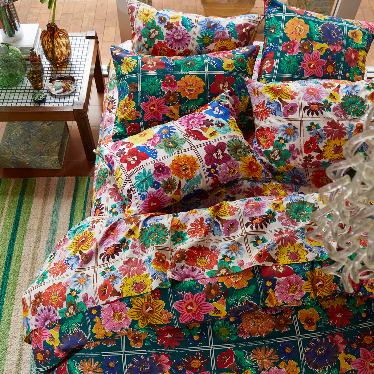 Ines Cotton Sheets - Porcelain Flat Sheet / Single