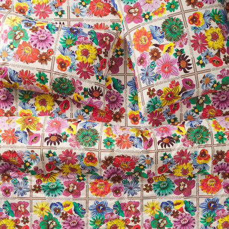 Ines Cotton Sheets - Porcelain Flat Sheet / Single