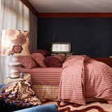 Leon Cotton Sheets - Burnt Sienna Flat Sheet / Single