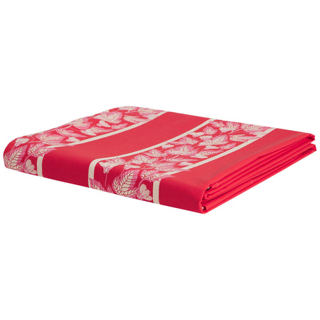 Agata Cotton Sheets - Vermillion Flat Sheet / Single