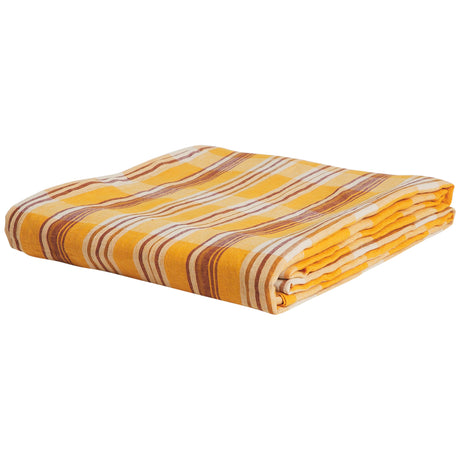 Nicolette Linen Sheets - Marigold Flat Sheet / Single