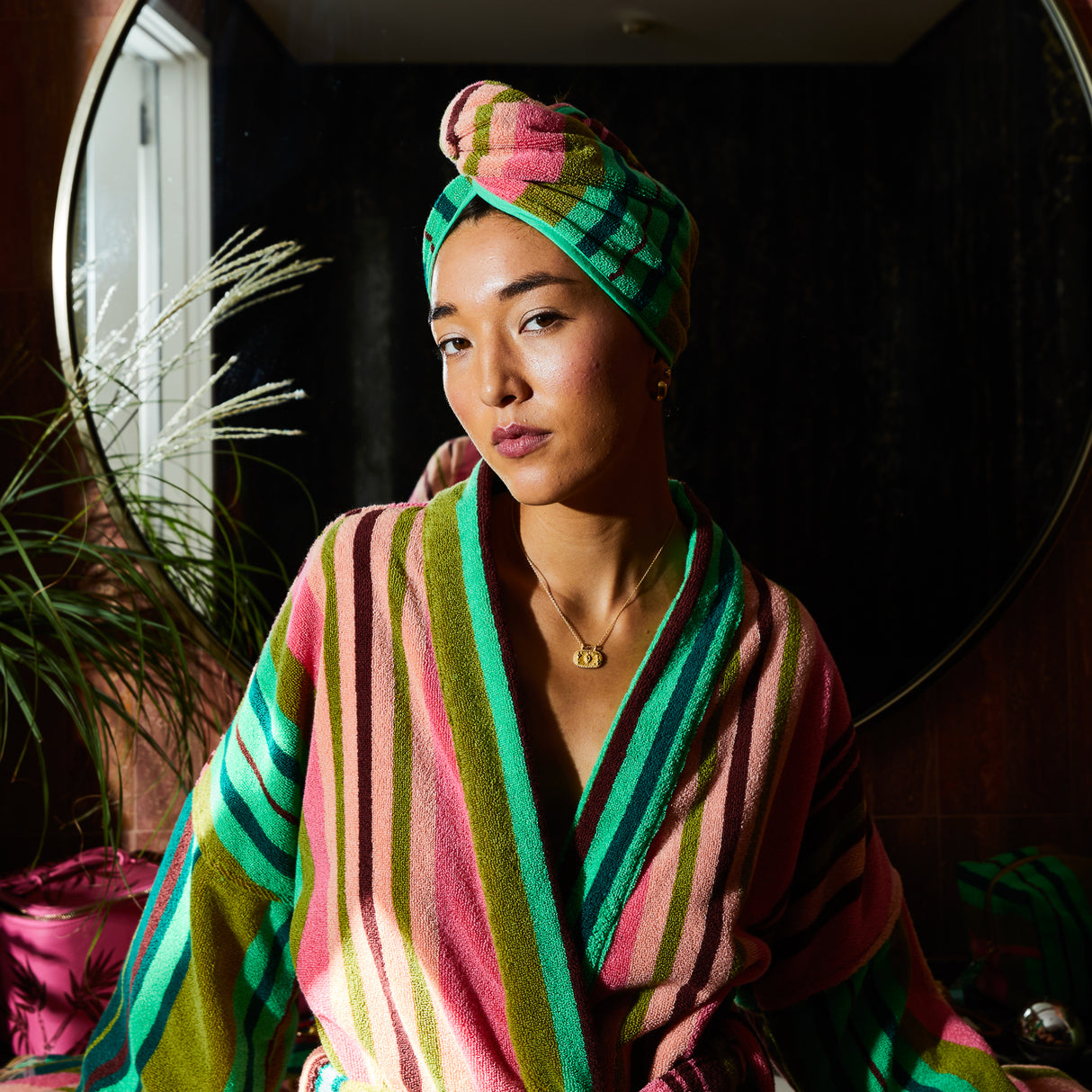 Nicolette Hair Wrap - Juniper