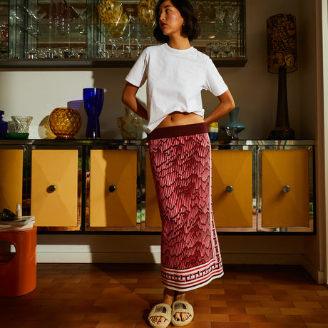 Hanna Knit Maxi Skirt XS