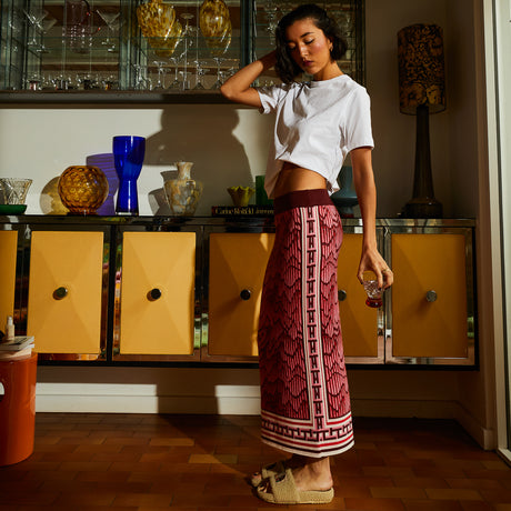 Hanna Knit Maxi Skirt XS