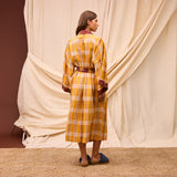 Nicolette Linen Robe - Marigold