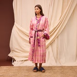 Nicolette Linen Robe - Poudre