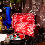 Marta Makeup Bag - Vermillion