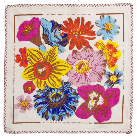 Hanna Napkin Set - Pansy