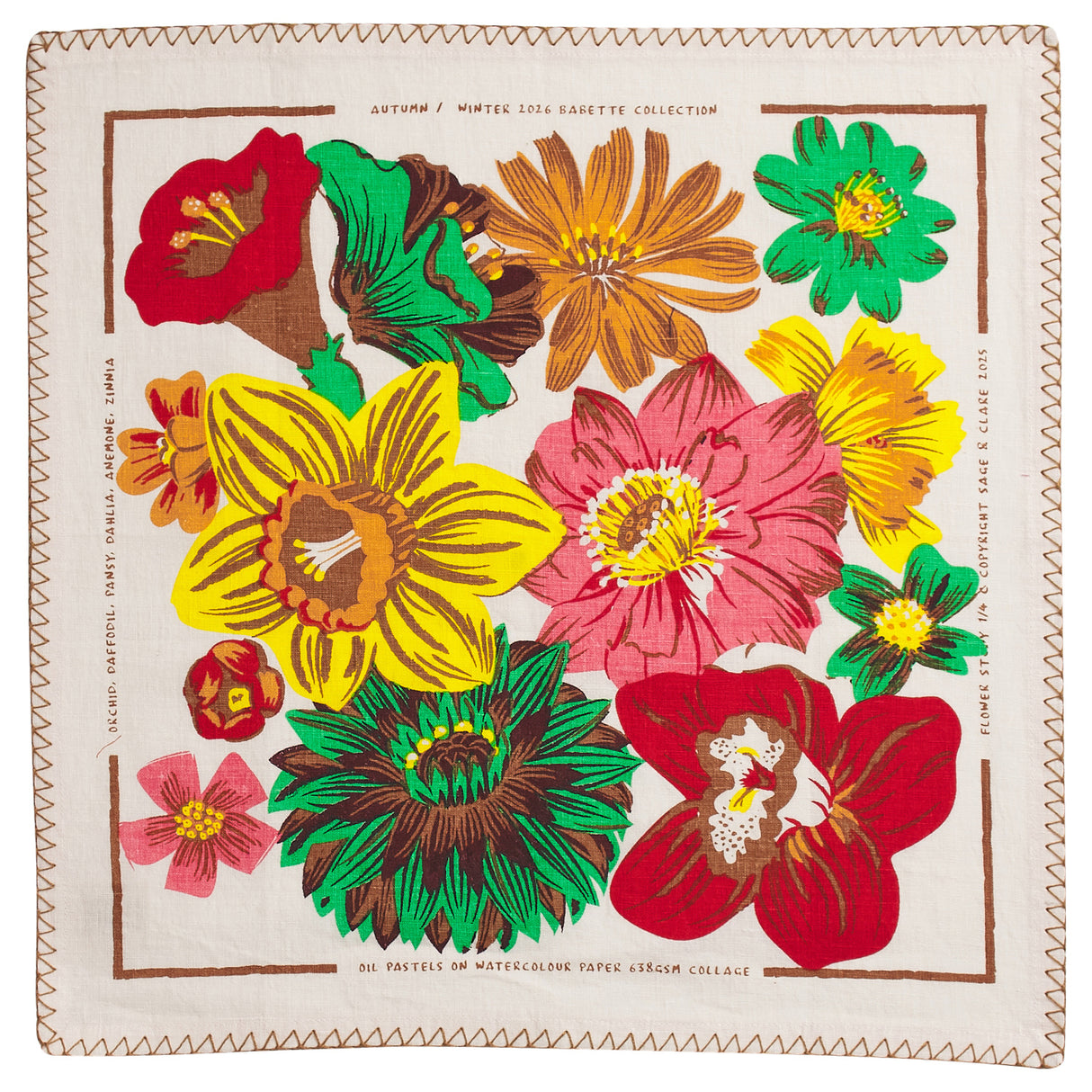 Hanna Napkin Set - Orangerie