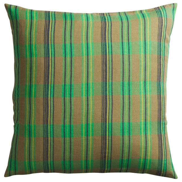 Nicolette Linen Euro Pillowcase Set - Juniper