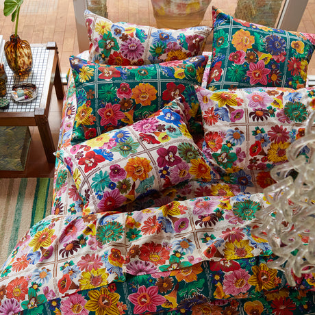 Ines Cotton Euro Pillowcase Set - Verdant