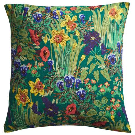 Babette Linen Euro Pillowcase Set - Verdant