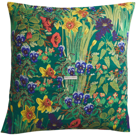 Babette Linen Euro Pillowcase Set - Verdant