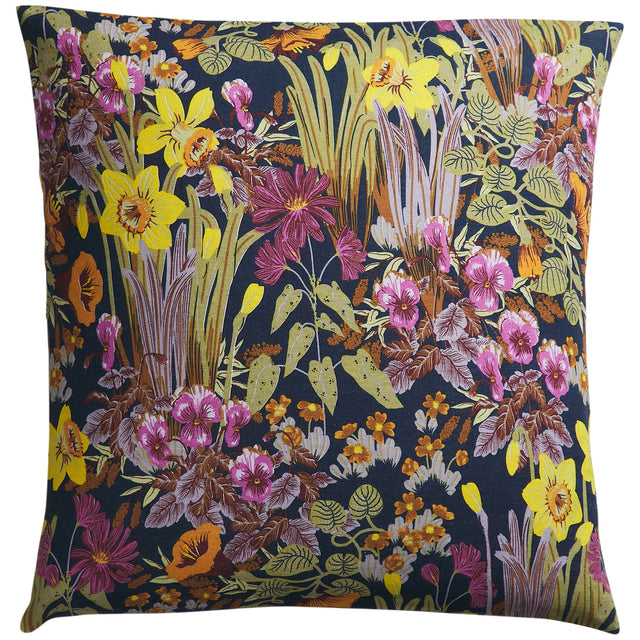 Babette Linen Euro Pillowcase Set - Ink