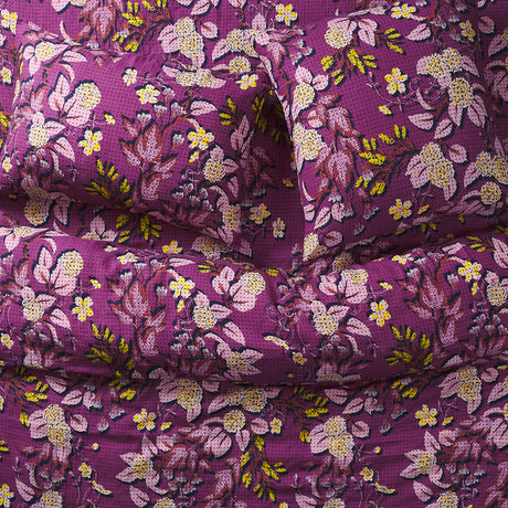 Heidi Linen Euro Pillowcase Set - Mulberry