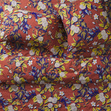 Heidi Linen Euro Pillowcase Set - Burnt Sienna